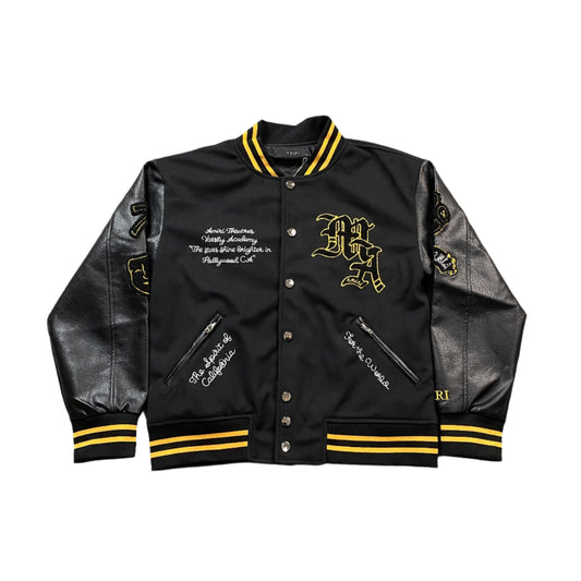 AMIRI Lion Varsity Jacket - Red Unisex Streetwear Limited Edition - The AMIRI LION VARSITY JACKET - REPLICA embodies luxury streetwear with a rebellious edge ,