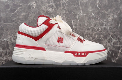 AMIRI Ma-1 - Red Jacket - White Unisex Streetwear Limited Edition - The AMIRI MA-1 x WHITE RED - REPLICA redefines luxury streetwear with a bold fusion