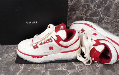 AMIRI Ma-1 - Red Jacket - White Unisex Streetwear Limited Edition - The AMIRI MA-1 x WHITE RED - REPLICA redefines luxury streetwear with a bold fusion