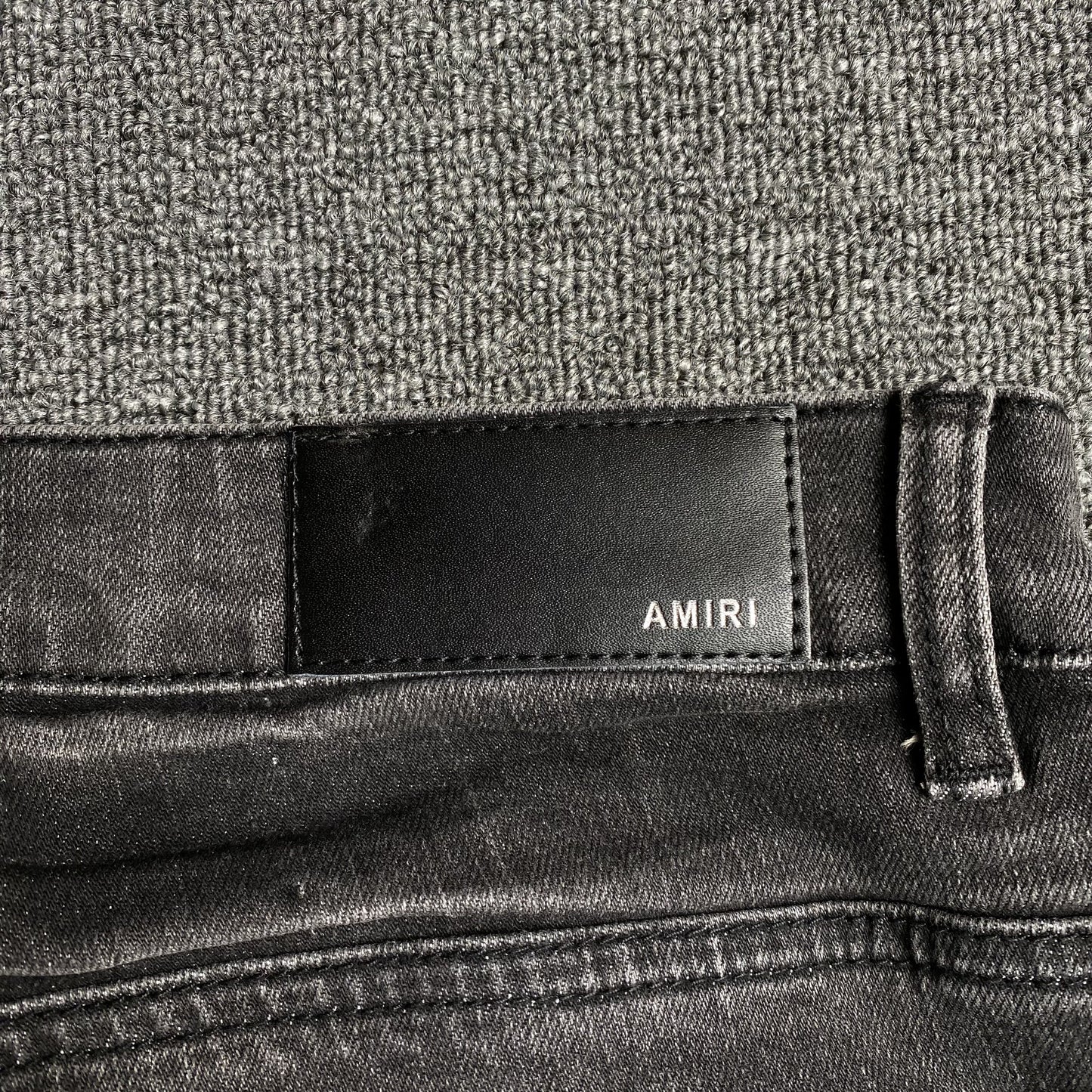 AMIRI Slash Slim Jeans Hoodie - Red Unisex Streetwear Limited Edition - The AMIRI SLASH SLIM JEANS - REPLICA redefine luxury denim with a rebellious, rockstar-inspired edge