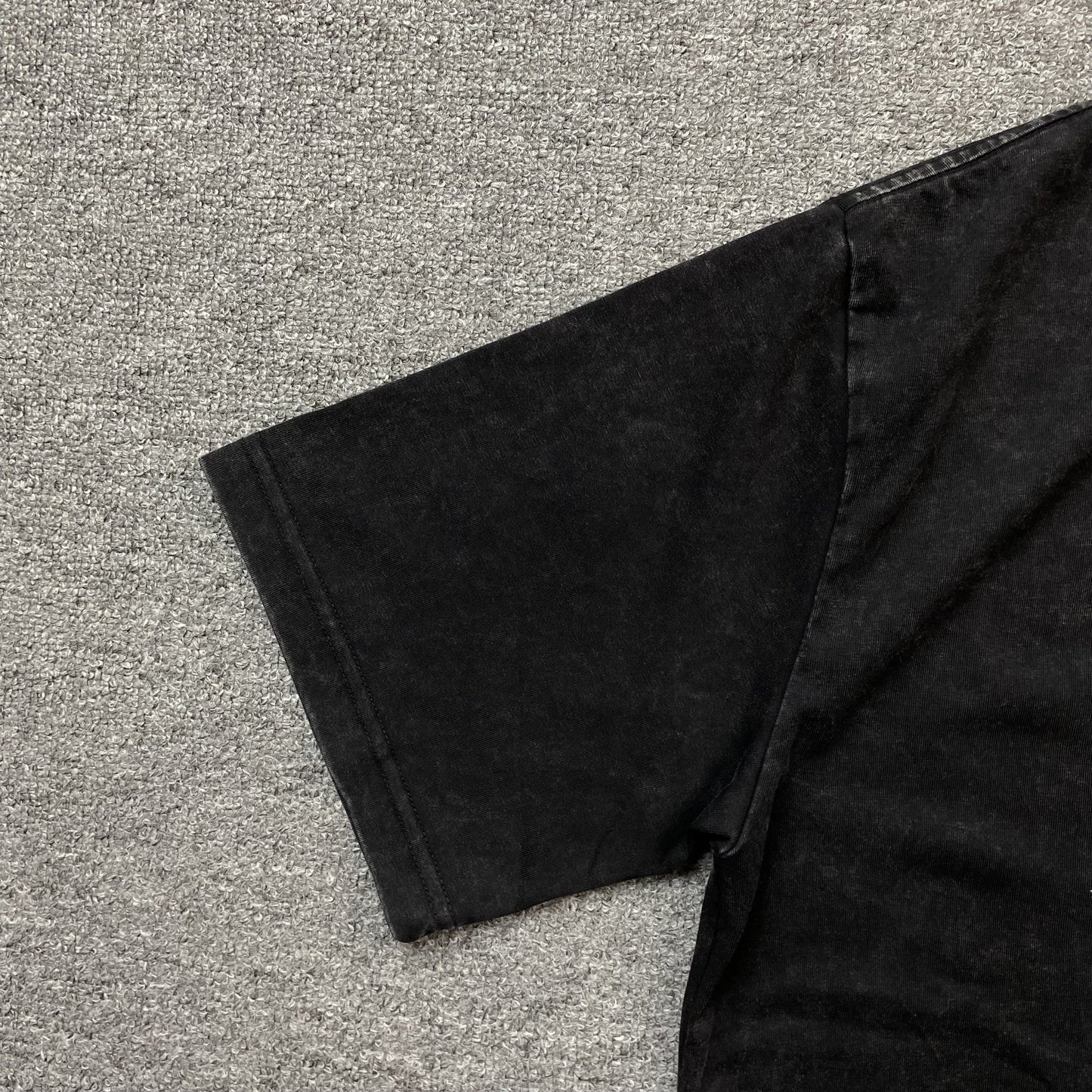 Camiseta gráfica vintage de A$AP Rocky gris oscuro