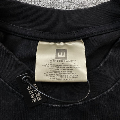 Camiseta gráfica vintage de A$AP Rocky gris oscuro