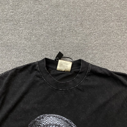Camiseta gráfica vintage de A$AP Rocky gris oscuro