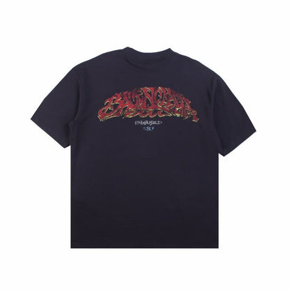 BALENCIAGA Graffiti T-shirt - Black Unisex Streetwear Limited Edition - The BALENCIAGA STAR GRAPHIC T-SHIRT BLACK - REPLICA combines luxury streetwear aesthetics with bold graphic
