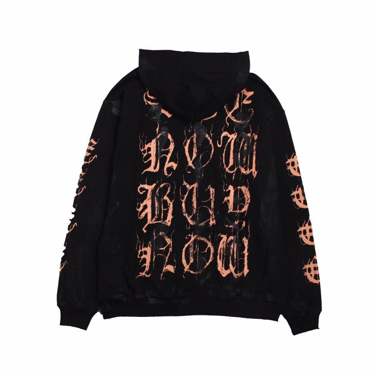 BALENCIAGA Logo Hoodie - Black Unisex Streetwear Limited Edition
