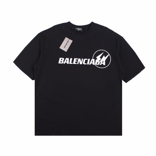 BALENCIAGA Logo T-shirt - Black Unisex Streetwear Limited Edition - The BALENCIAGA LOGO T-SHIRT BLACK - REPLICA is the ultimate expression of luxury streetwear with