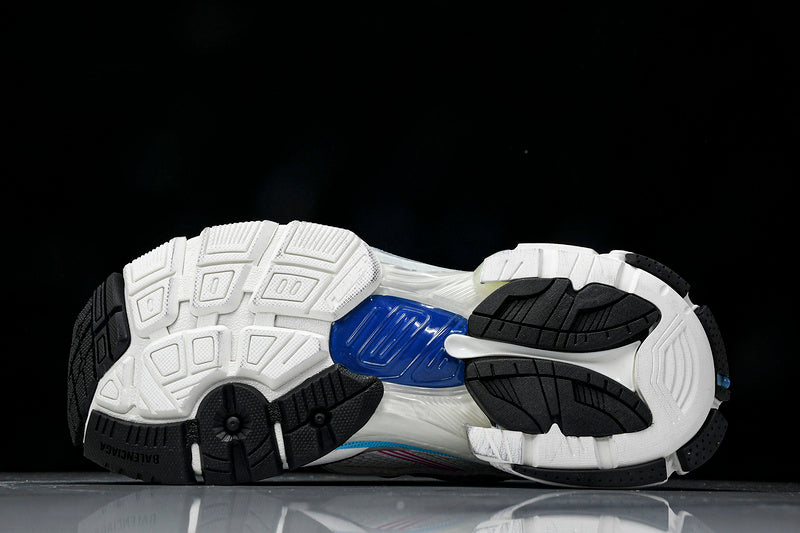 BALENCIAGA Runner - Multicolor - White Unisex Streetwear Limited Edition - The BALENCIAGA RUNNER x WHITE MULTICOLOR - REPLICA is a bold fusion of high-fashion aesthetics