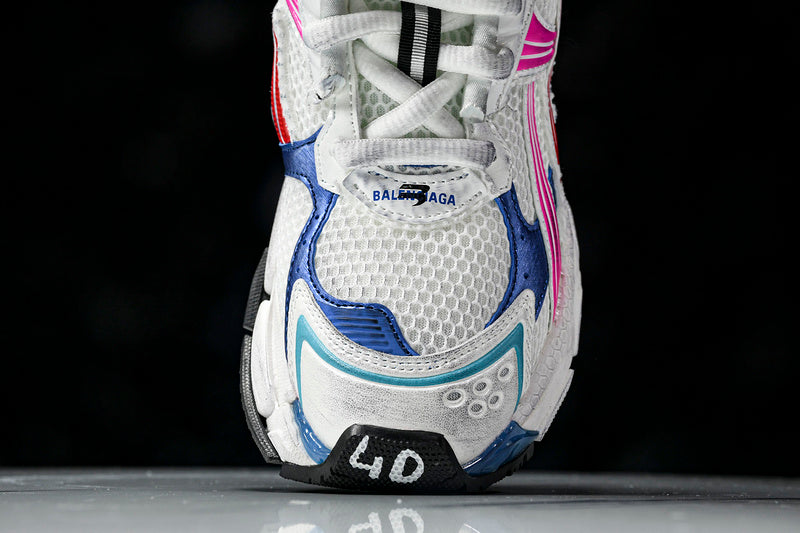 BALENCIAGA Runner - Multicolor - White Unisex Streetwear Limited Edition - The BALENCIAGA RUNNER x WHITE MULTICOLOR - REPLICA is a bold fusion of high-fashion aesthetics