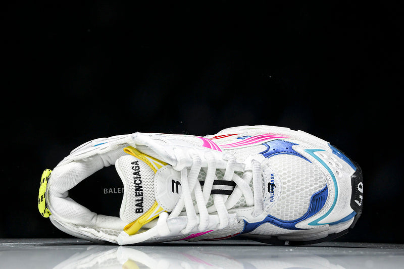 BALENCIAGA Runner - Multicolor - White Unisex Streetwear Limited Edition - The BALENCIAGA RUNNER x WHITE MULTICOLOR - REPLICA is a bold fusion of high-fashion aesthetics