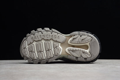 BALENCIAGA Track - Grey - Black Unisex Streetwear Limited Edition - The BALENCIAGA TRACK x GREY BLACK - REPLICA is the perfect blend of high-fashion design