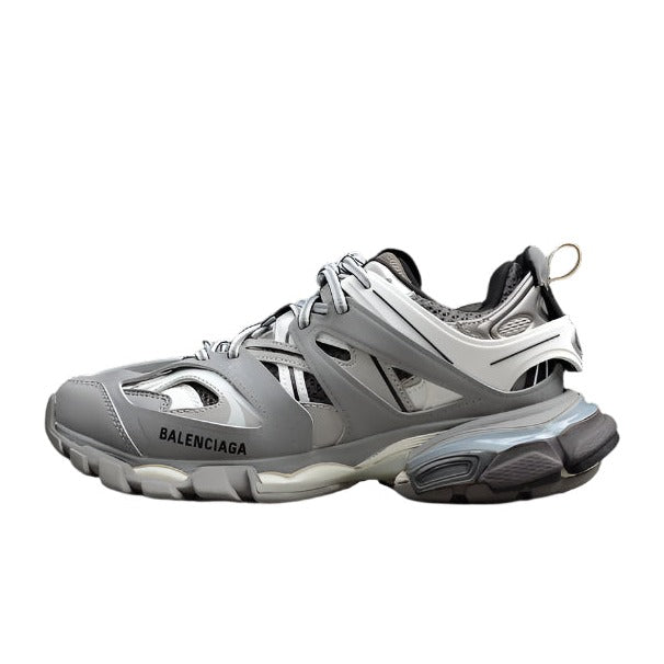 BALENCIAGA Track - Grey - Black Unisex Streetwear Limited Edition - The BALENCIAGA TRACK x GREY BLACK - REPLICA is the perfect blend of high-fashion design