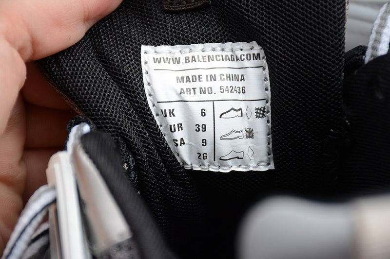 BALENCIAGA Track - Grey - Black Unisex Streetwear Limited Edition - The BALENCIAGA TRACK x GREY BLACK - REPLICA is the perfect blend of high-fashion design