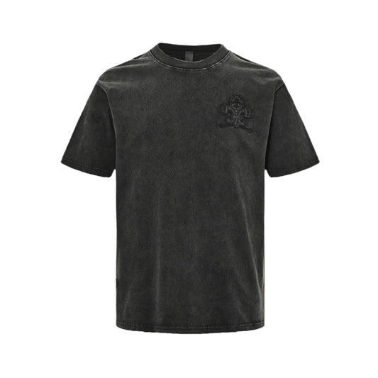 CHROME Hearts Vintage Washed T-shirt Dark - Grey Unisex Streetwear Limited Edition - The CHROME HEARTS VINTAGE WASHED T-SHIRT DARK GREY - REPLICA blends luxury streetwear with a