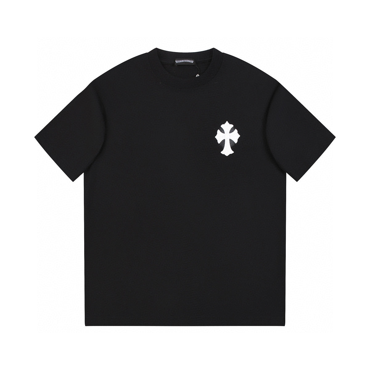 CHROME Hearts White Cross T-shirt - Black Unisex Streetwear Limited Edition