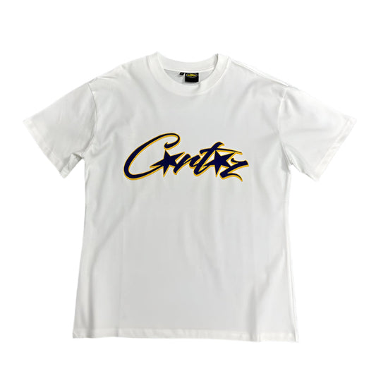 CORTEIZ Allstarz Tee White Yellow T-Shirt - Black Unisex Streetwear Limited Edition - The CORTEIZ ALLSTARZ TEE WHITE BLACK YELLOW - REPLICA fuses bold streetwear aesthetics with versatile