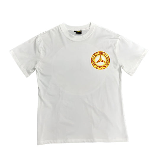CORTEIZ Benz T-shirt - White Unisex Streetwear Limited Edition - The CORTEIZ BENZ T-SHIRT WHITE - REPLICA brings bold streetwear energy to your wardrobe with
