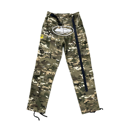 CORTEIZ Cargo Pants Camo Unisex Streetwear Limited Edition - The CORTEIZ CARGO PANTS CAMO - REPLICA blend rugged utility with bold streetwear appeal. Designed