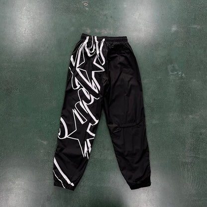 CORTEIZ Megashuku Joggers Jogger Pants - Black Unisex Streetwear Limited Edition - The CORTEIZ MEGASHUKU JOGGERS BLACK - REPLICA deliver a sleek and versatile addition to your