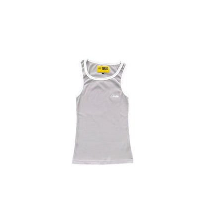CORTEIZ Og Contrast Tank Top - White Unisex Streetwear Limited Edition - The CORTEIZ OG CONTRAST TANK TOP BLACK - REPLICA delivers sleek design with a bold