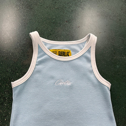 CORTEIZ Tank Top Baby Women's - Blue Unisex Streetwear Limited Edition - The CORTEIZ TANK TOP BABY BLUE WOMEN'S - REPLICA adds a fresh, vibrant touch to