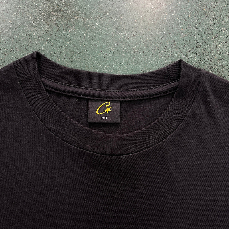 CORTEIZ Vacuum Sealed Tee T-Shirt - Black Unisex Streetwear Limited Edition - The CORTEIZ VACUUM SEALED TEE BLACK - REPLICA combines minimalistic streetwear aesthetics with premium comfort.