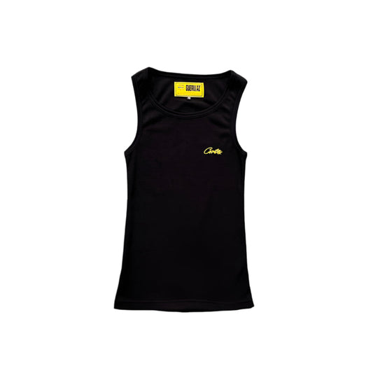 CORTEIZ Waffle Tank Top - Black Unisex Streetwear Limited Edition - The CORTEIZ WAFFLE TANK TOP BLACK - REPLICA is a sleek and versatile addition to