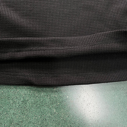 CORTEIZ WAFFLE TANK TOP BLACK