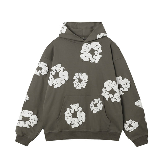 DENIM Tears Cotton Wreath Hoodie Olive - Red Unisex Streetwear Limited Edition - The Denim Tears Cotton Wreath Hoodie Olive Replica combines timeless style with unbeatable comfort, offering