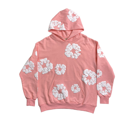 DENIM Tears Cotton Wreath Hoodie Peach - White Unisex Streetwear Limited Edition