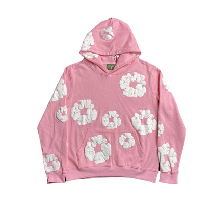 DENIM Tears Cotton Wreath Hoodie - Pink Unisex Streetwear Limited Edition