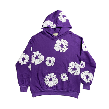 DENIM Tears Cotton Wreath Hoodie - Purple Unisex Streetwear Limited Edition