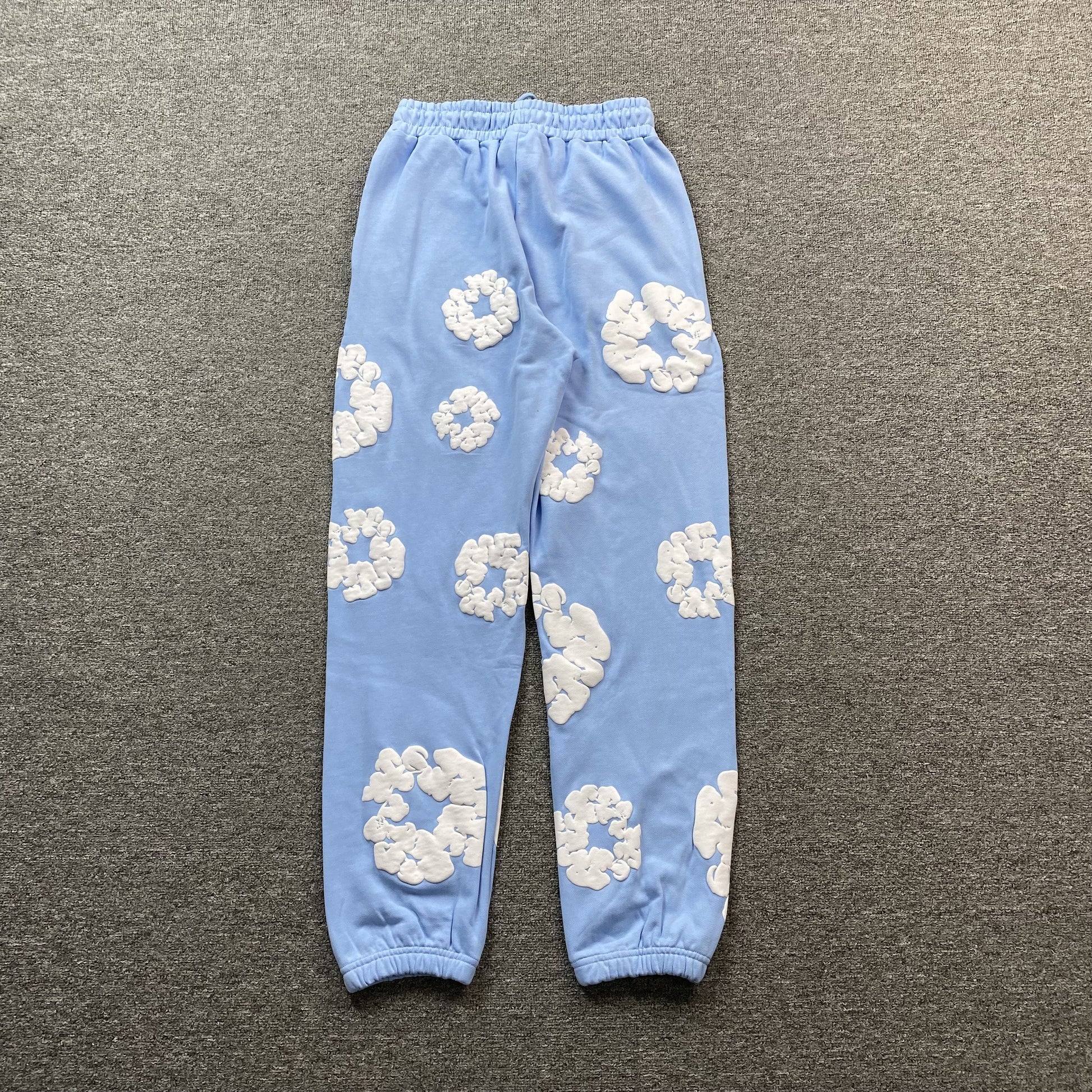 DENIM Tears Cotton Wreath Sweatpants Baby - Blue Unisex Streetwear Limited Edition