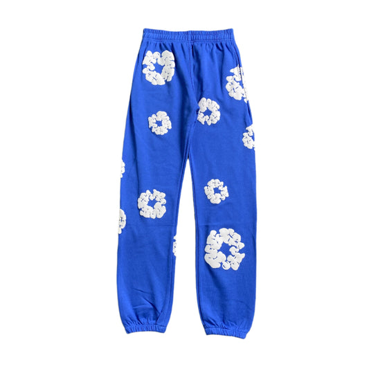 DENIM Tears Cotton Wreath Sweatpants Deep - Blue Unisex Streetwear Limited Edition