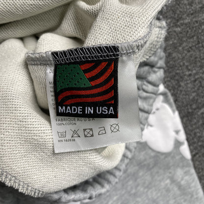 DENIM Tears Cotton Wreath Sweatpants - Grey Unisex Streetwear Limited Edition - The Denim Tears Cotton Wreath Sweatpants Grey Replica deliver the perfect balance of comfort and
