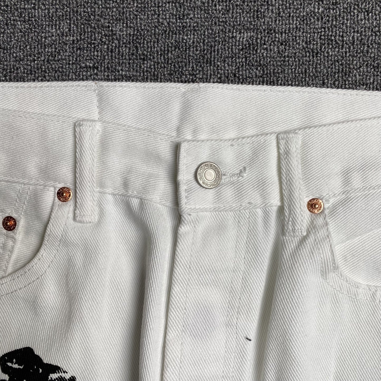 JEANS DENIM TEARS x LEVI'S COTTON WREATH BLANCOS