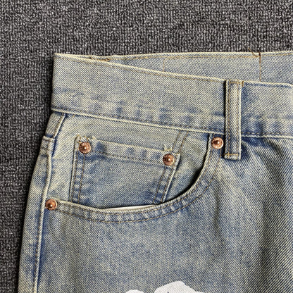 DENIM TEARS x LEVI'S DIRTY WASH WREATH JEANS LAVADO CLARO