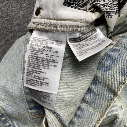 DENIM TEARS x LEVI'S DIRTY WASH WREATH JEANS LAVADO CLARO