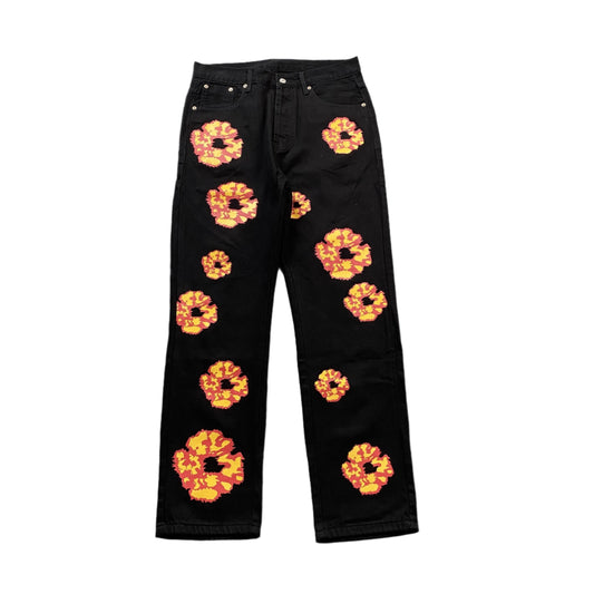 DENIM Tears - Offset Jeans - Black Unisex Streetwear Limited Edition - The Denim Tears x Offset Jeans Black Replica bring together iconic design and cultural storytelling