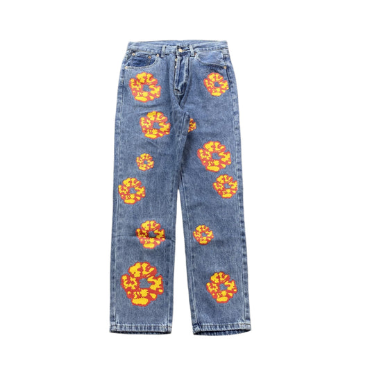 DENIM Tears - Offset Jeans Light Wash - Black Unisex Streetwear Limited Edition - The Denim Tears x Offset Jeans Light Wash Replica bring together iconic design and cultural