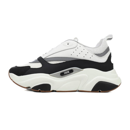 DIOR B22 White Sneakers - Black Unisex Streetwear Limited Edition