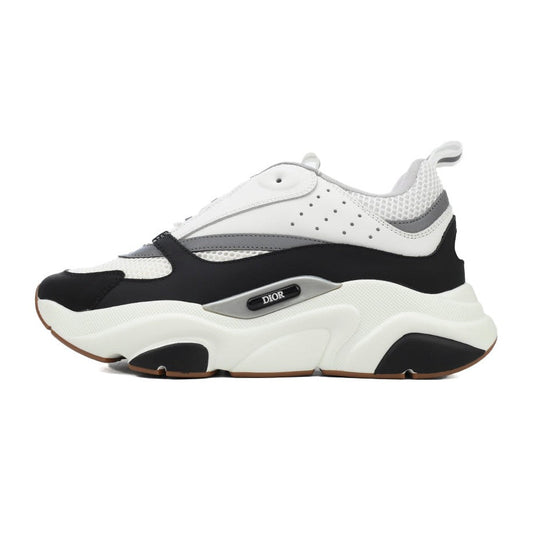 DIOR B22 White Sneakers - Black Unisex Streetwear Limited Edition