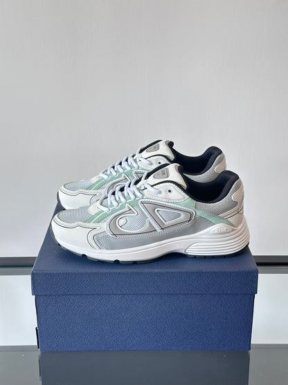 DIOR B30 Celadon Grey Sneakers - White Unisex Streetwear Limited Edition - The DIOR B30 CELADON GREY WHITE - REPLICA is a perfect fusion of luxury, performance,