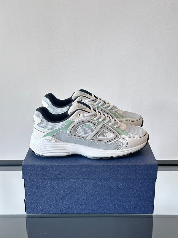 DIOR B30 Celadon Grey Sneakers - White Unisex Streetwear Limited Edition - The DIOR B30 CELADON GREY WHITE - REPLICA is a perfect fusion of luxury, performance,