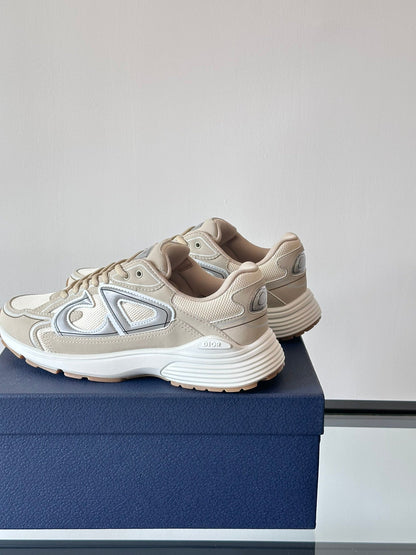 DIOR B30 Sneakers - Cream Unisex Streetwear Limited Edition - The DIOR B30 CREAM - REPLICA embodies luxury, performance, and effortless sophistication , making it