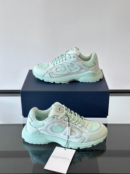 DIOR B30 Light Sneakers - Green Unisex Streetwear Limited Edition - The DIOR B30 LIGHT GREEN - REPLICA is the perfect fusion of luxury fashion and