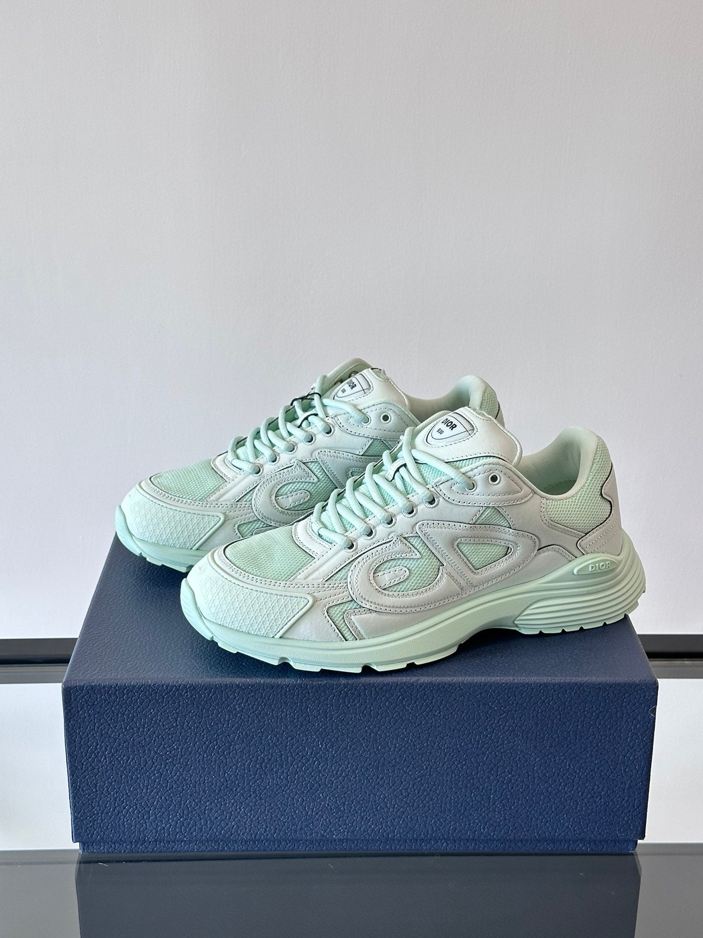 DIOR B30 Light Sneakers - Green Unisex Streetwear Limited Edition - The DIOR B30 LIGHT GREEN - REPLICA is the perfect fusion of luxury fashion and
