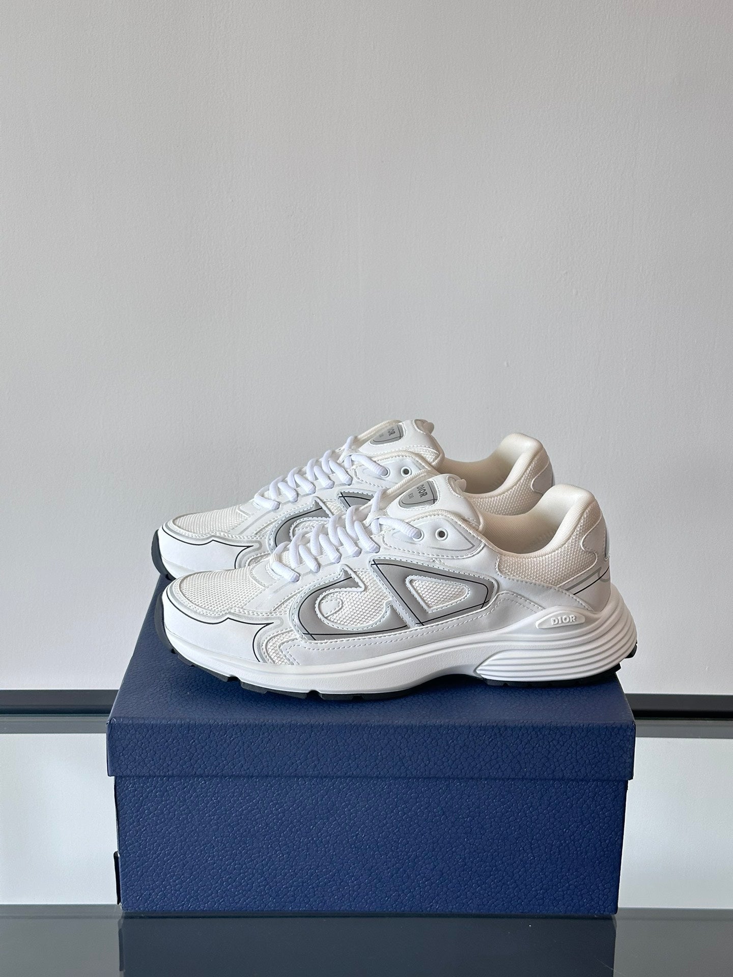 DIOR B30 Sneakers - White Unisex Streetwear Limited Edition - The DIOR B30 WHITE - REPLICA redefines luxury sneakers with a futuristic and sporty edge