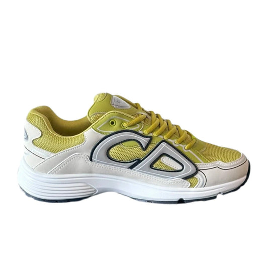 DIOR B30 - Yellow Unisex Streetwear Limited Edition - The DIOR B30 YELLOW - REPLICA is a bold statement sneaker that blends luxury fashion