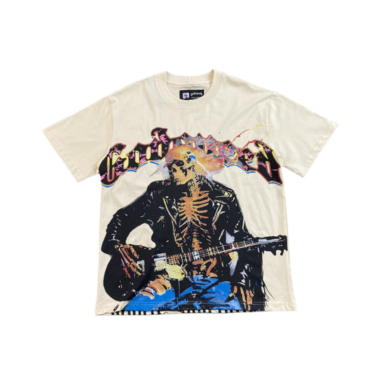 GODSPEED Rock Dreams T-shirt Bone - Red Unisex Streetwear Limited Edition