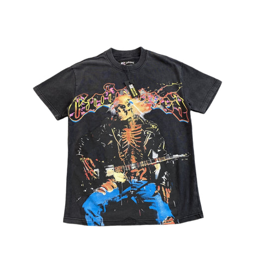 GODSPEED Rock Dreams T-shirt Washed - Black Unisex Streetwear Limited Edition